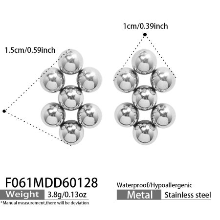Petite Cluster Stud-Silver