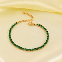 Émeraude Tennis Bracelet